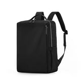 Black Slim Minimalist Laptop Backpack - Shockproof & Anti-Theft Design, Travel-Friendly with Luggage V888-ELOSUNG27863