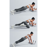 3-in-1 Multifunctional Push-up Training Board, Smart Timer & Counter Push , Home V1265-AU-518-WHITE