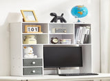 Desktop Bookshelf, 3-Tier Desktop Storage Organizer, 94 x 25.4 x 79.2 cm Office Storage Rack Wood V952-ZMSJDNZSJMB3CBGHOV0