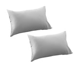 Accessorize Grey 400TC Bamboo Cotton Pair of Standard Pillowcases 48 x 73 + 15cm V442-HIN-PILLOWC-BAMBOOCOTTON-GREY-ST