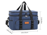 Navy Blue 23L Extra Large Insulated Cooler Bag with Double Layers - Perfect for Camping, Picnics, V888-ELOSUNG21915