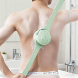 Electric Shower Body Scrubber Brush with 4 Heads, IPX5 Waterproof Rechargeable Back Cleaner for V1107-CS-DDXZSL