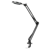LED 5X Magnifying Lamp with Clamp USB Dimmable Desk Magnifier Light for Reading Embroidery V1294-YM0901-3119200149311