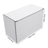 Sturdy White Paper Storage Box - Multi-Grid Design for Moving 10Pcs V1369-AZ3-W-22517