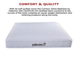 Contour Encased Coil Queen Mattress Hybrid Support with CertiPUR-US Certified Foam Comfort Layers V63-818753
