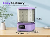 Portable Mini Washing Machine with Spin Dry & UV Sterilization 3L Capacity, Wash, Rinse, V1107-CS-MNXYJZ