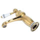 Stylish Antique Gold Brass Basin Faucet Hot and Cold Water Tap for Hotel Home Bathroom Use V1294-YM0901-3112200061411