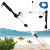 Electric Aquarium Gravel Cleaner Fish Tank Vacuum Gravel Cleaner,Water Changer with Air-Pressing V1366-AZ2-W-12308