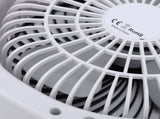 Portable Desktop Fan Rotating USB Rechargeable Quiet Cooling Hanging Dual Head Table Fan for Bedroom V1294-YM0901-3113260000911