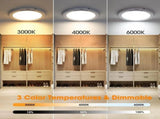 Magnetic Rechargeable Motion Sensor Ceiling Light Easy Install, Smart Detection, Adjustable V1369-AZ3-W-23598