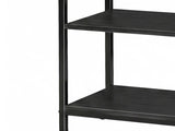 Levede Console Table with Drawers 3-Tier Slim Hallway Table 80cm Entryway Black CH1193-AU