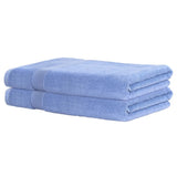 2 Pack Bath Sheets Set Cotton Extra Large Towel Blue TOWEL-D-180-L-BL