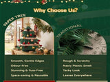 Jingle Jollys Paper Christmas Tree 61 CM w/ Star Topper Xmas Decor Tabletop Green DIY Ornament Set PAPER-TABLE-TR-53-GN