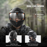 VEVOR Unmasked Motorcycle Helmet Motocross Helmet with Bluetooth Communication V952-MTCJMKOZBMMHRIFXEV0