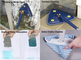 360&deg Rotating Triangular Floor Mop with Auto-Squeeze System Easy Twist, No-Hand Squeezing, V1107-CS-FSNTB