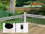 Staircase Metal Balusters, 3/4'' Round x 32'' Long Aluminum Decorative Banister Spindles, 101 Pack V952-YXKLGZ32YC10P31SIV0