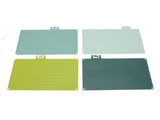 4PCS Cutting Boards with Storage Rack Versatile Classification Kitchen Chopping Board Set for Meat V1294-YM0901-3118250009311