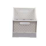 Foldable Plastic Baskets Stackable Multifunction Portable Hollow Plastic Storage Crates Organizer V1294-YM0901-3117240230911
