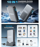 1000W GaN Fast Charging Station 10Ports USB&Type-C for iPhone, Laptops, MacBook V201-GAN1000BL8AU