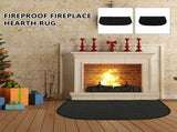 Fireproof Mat for Fireplace, Hearth & Grill Floor Protector 50X80CM V1237-ZY-203-2961