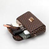 Crossbody Bags for Women - Shoulder Bag Fashion Print Style, Lock Design Handbags for Women, V1192-AZ-W-16316