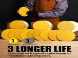 6 Inch Sanding Discs Hook and Loop No Hole, 320 Grit Sandpaper, Da Sandpaper for Automotive and V1259-DP01-A-2876