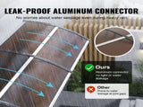 Window Door Awning Canopy 40" x 40", UPF 50 Polycarbonate Entry Door Outdoor Window Awning V952-MCZYPYCZS4040A515V0