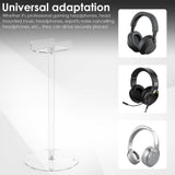 2PCS Desktop Headphone Holder Sturdy Impact Resistant Desktop Vertical Hanging for Music Gaming V1366-AZ2-W-14986
