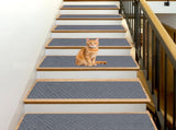 PALIFEUR Stair Treads for Wooden Steps, Soft Stair Treads, 8 x 30 Inch Reusable Carpet Stair Treads, V1189-LWWAL-20260325-01157