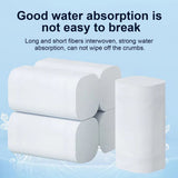 5-Ply Toilet Paper Kitchen Paper Towels, Original Wood Pulp 14 Rolls Paper Towels Strong Absorbent V1369-AZ3-W-10018