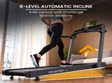 Powertrain V300 3.0HP Foldable 2-in-1 Walking Pad Treadmill with Auto Incline 14km/h Under Desk TML-HSM-V300