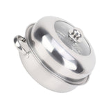28CM Stainless Steel Single Layer Stockpot Hotpot Food Steamer Pot Cookware Household Cooking V1294-YM0901-JY20605