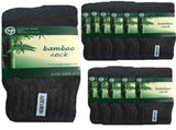 12 Pairs BAMBOO SOCKS Mens Heavy Duty Premium Thick Work Socks Cushion BULK - Charcoal Grey V563-12BMSKS-CHRCLGRY-SIZE6-11