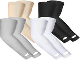 4 Pairs Protective Arm Sleeve for Thin Skin Elderly Skin Protector Sleeve Bruising Abrasions Arm V1370-AZ4-17512