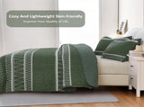 Elegant Quilted Bedspread and Pillowcases Set Perfect for a Luxe Bedroom Feel - Queen size V745-MAC090443Q13U
