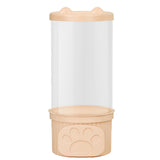 Toy Storage Container PET Transparent Cylinder Plush Toy Display Bucket with PP Lid for Home V1294-YM0703-3117230101212