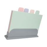 4pcs Color Coded Cutting Boards Set with Holder Double Sided Use Classified Plastic Chopping Board V1294-YM0706-3118230228911