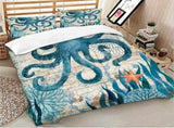 3 Pcs / Set Modern Style 100% Polyester Bedding Set Pillowcase Duvet Cover V1294-YM0901-JY21825-02