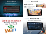 Universal 9-Inch Android Car Stereo GPS Navigator - QLED HD Touchscreen, 2GB RAM 32GB ROM, WiFi, V888-ELOSUNG35851