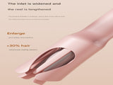 White Portable Cordless Hair Curler - USB-C Rechargeable Automatic Hair Waver with Ceramic Barrel & V888-ELOSUNG32837