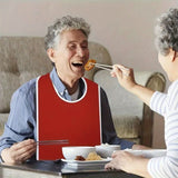 5pcs Adult Bibs, Reusable Clothing Protectors, Suitable for Seniors, Stain Resistant Diet Cloth, V1369-AZ3-W-18810