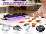 High-Efficiency 96 LED UV Curing Light for Resin and Epoxy Crafting USB-Powered Desktop Lamp for V1341-ZY-2R7Y4W3Z-144LEDS