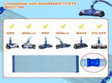 MX6 MX8 T3 T5 X7 5 packs of 39 inch R0527700 swimming pool vacuum hose replacement parts, twist lock V1366-AZ2-W-14447