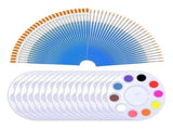 150 Pcs Paint Brush and Palette Set, for Oil, Watercolor, Acrylic, Canvas, Face Rock, V1370-AZ4-10228