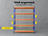 1.8M Giantz Garage Shelving Warehouse Rack WR-E-9X18-GVN-BO