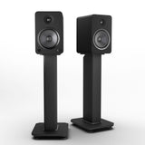 Kanto YU6 200W Powered Bookshelf Speakers with Bluetooth and Phono Preamp - Pair, Matte Black with V398-KO-YU6MB-SX22