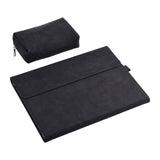 Black Leather Tablet Case For Microsoft Surface Pro X With Power Bag - 13 Inch PRL-6091191060DBT