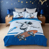 Astronaut Kids Quilt Cover Set - Single Size V493-SM-S-02