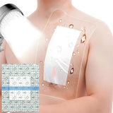 Waterproof Shower Cover Non-Stick Center Pad,10 Pcs Peritoneal Dialysis Port Protector,Clear V1369-AZ3-W-18933