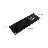 Black Metal Door Handle Set with Push and Pull Function, Hardware for Home and Office Interior Doors V1192-AZ-W-20633